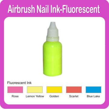 Temporary Airbrush Fluorescent Nail Ink 5 Different colors Available