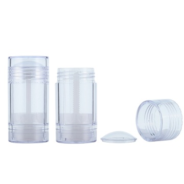 Transparent Logo Custom Screw Roller Deodorant Stick Tube Packaging
