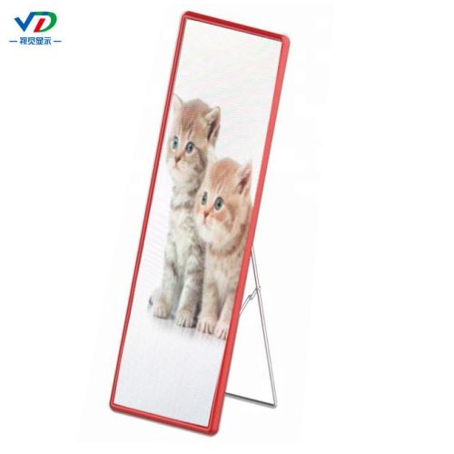 P2.5mirror led poster led display advertising