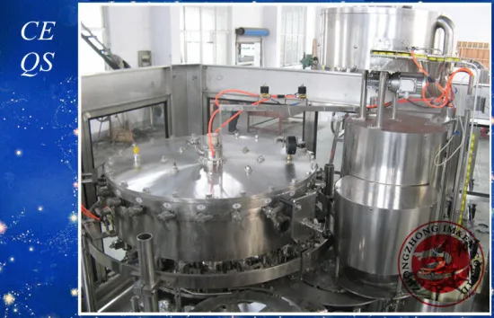 Round Bottle Hot Beverage Filling Machinery , Liquid Bottling Machine