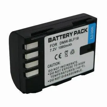 7.2V/1,860mAh Camera Battery for Panasonic DMW-BLF19