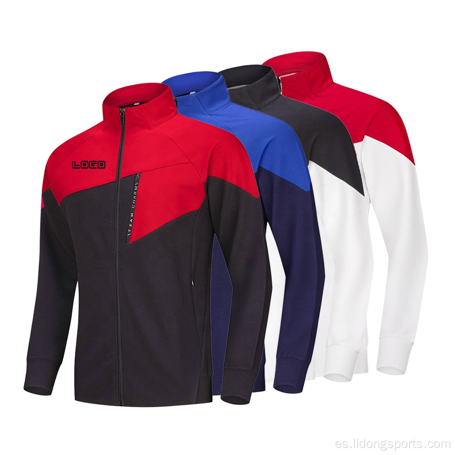 Personalizado su diseño Running Training Sports Jacket Men