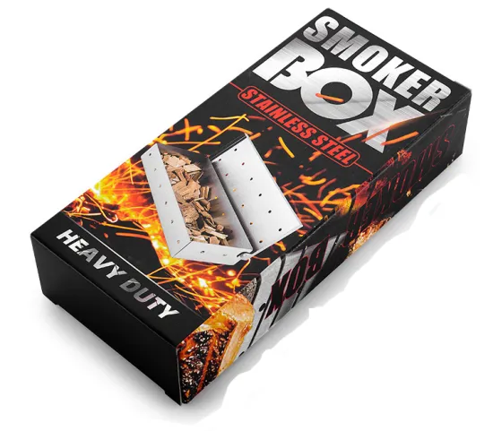 Wood Chips BBQ Smoker Box for Perfect Barbecue Meat Smoking