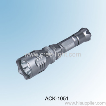 High Power Cree Led Light Aluminium Led Flashlight Ack-1051 