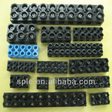 12 way black plastic terminal block