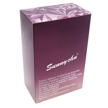 Purple perfume boxes sample perfume boxes