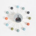 George Nelson Ball Clocks by Vitra in coloful