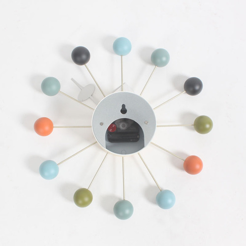 China George Nelson Ball Clocks by Vitra in coloful Factory