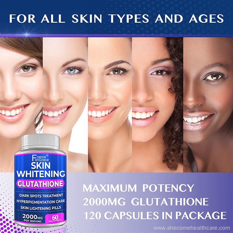 Whitening anti-aging effect Glutathione Whitening capsules