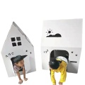 Extra-Large Corrugated Toy House Display Stand