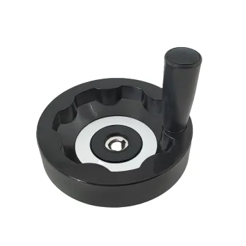 Factory Direct Black Solid Inner Corrugated Rotating Handwheel for Mechanical Lathes