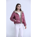 two colors contrast fashion ladies` short jacket