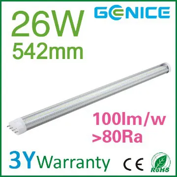TOP quality LED 2G11 Tube Light with transparent cover