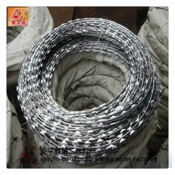 Cross Razor Razor Type and single coil or spiral,Barbed Wire Coil Type concertina razor barbed wire