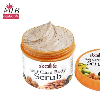 Turmeric Scrub: Beauty and Care Products for Exfoliating Skin Cream and Body Scrub