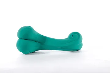 Interactive Latex Dog Bone Chew Toy