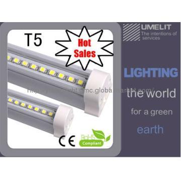 High Light Efficiency Led Tube Light T5 12W 1.2m with CE,ROHS Approval