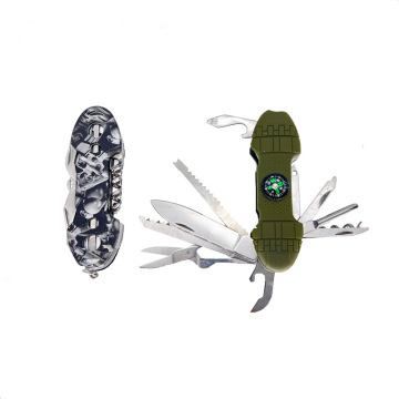 Mango de abdominales con llavero multifunción de palabras cruzadas - Gadget de reparación EDC portátil