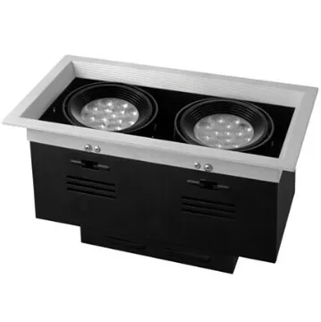 Super brightness 2X15W 4000K led grille light