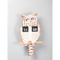 Interesting Owl-shape Flip Clock