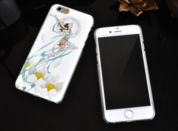 The Goddess Chang's fly to the moon 3D digital color printing Hard PC phone cases for iphone6 iphone6 plus
