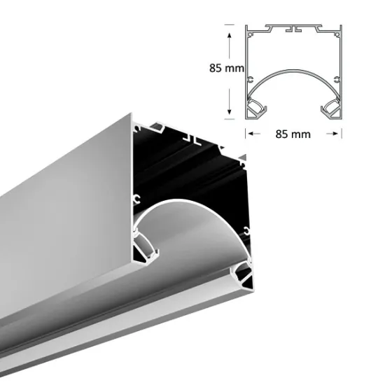 Super Slim 6063 Aluminum Profile for Outdoor LED Lighting Strips (1m/2m/3m)