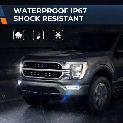 F-150 Front Bumper Fog Lights and Running Lights