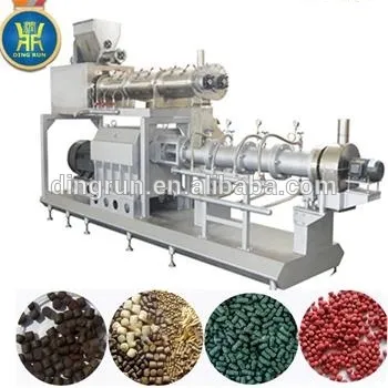 automatic fish food making machine floating fish feed granulator