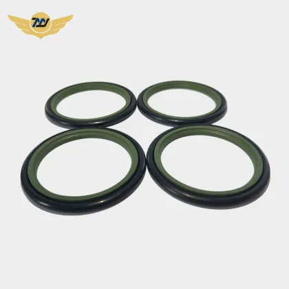 Excavator cylinder step seal sealing rod ring