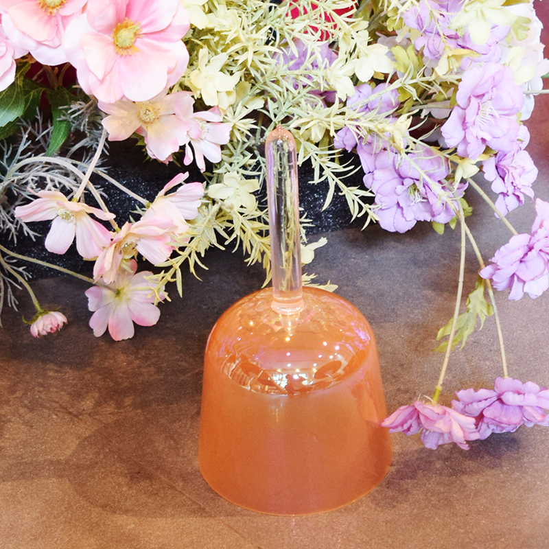 Orange Faint Scent Handheld Crystal Singing Bowl