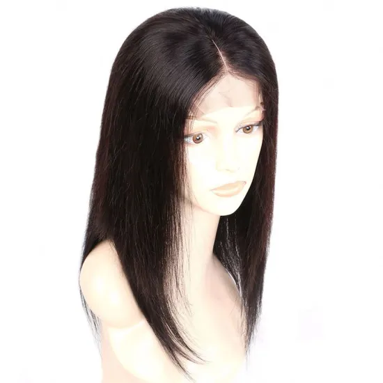 Image Wholesale Customized Style 100 Raw Virgin Brazilian Human Hair  Cuticle Aligned Frontal Lace Human Hair Wig
