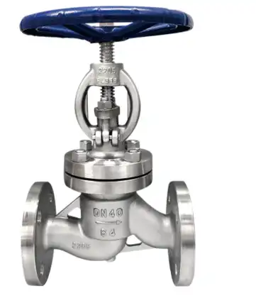 304 stainless steel national standard flange globe valve