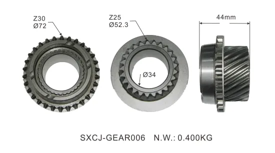 Truck 4JA1 Main 5th Gear Auto Spare Parts OEM 8-94161912-1 FOR ISUZU 4JA1 TFR54