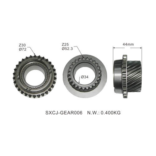 Manuelles Auto-Teile-Getriebekasten Zahnrad für Isuzu TFR54 OEM 8-94161912-1