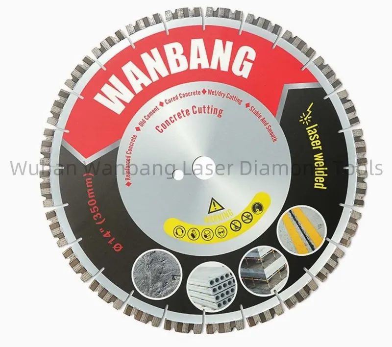 Laser-Welded Diamond Saw Blades for Concrete Cutting
