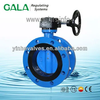 AW WA C504 double flanged butterfly valve