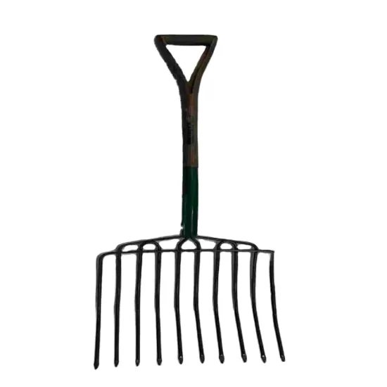 Carbon Steel Fork Head Gardening Tool for Manure and Hay