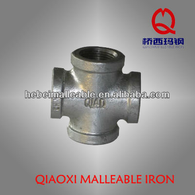 180 BS thread casting pipe fittings crosses banded made in China