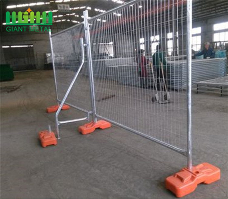 power coated galvanized temporary fence