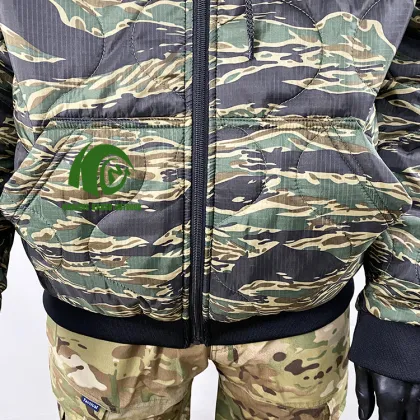 Hot Sale Tiger Stripe Woobie Hoodie Jacket