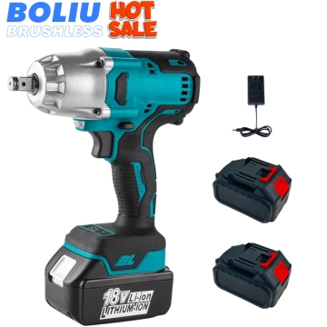 500Nm Electric Torque Wrench with 18V Lithium Battery: A Powerful Multifunctional Wrench Featuring a Brushless DC/Brushless Motor