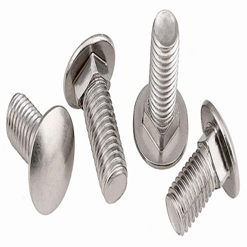 High Quality M4 Aluminum DIN 603 Carriage Bolt Factory Price Hex Bolt with Plain Finish