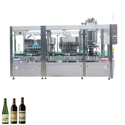 750ml Wine Bottling Machine - Corking and Wine Capping Equipment for Wine and Beverage Machinery