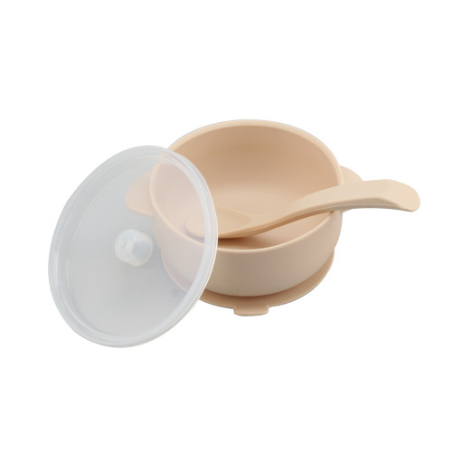 Silicone baby feeding bottle with spoon handle nipple