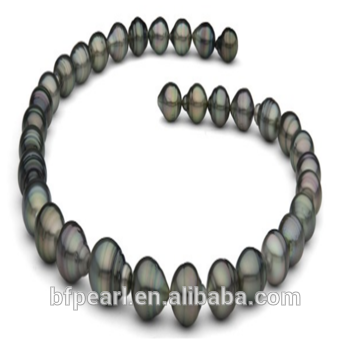 Women Jewelry 8.5-12mm Tahitian Pearl Fine Necklace