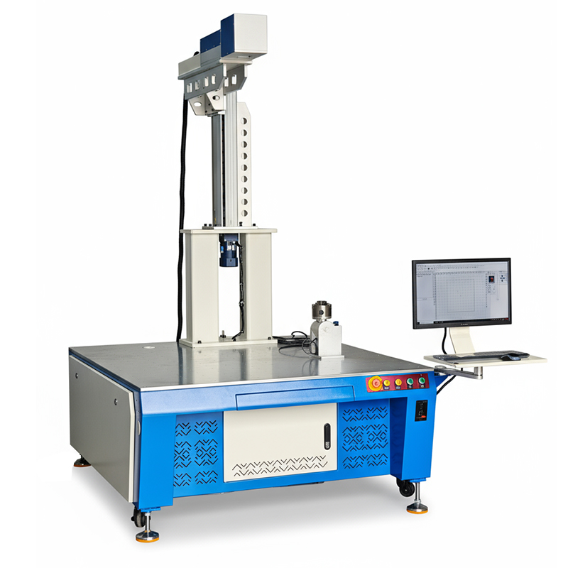 Large Format 3D Galvo MOPA Fiber Laser Marking Machine