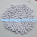 4MM Round Acrylic Opaque Spacer Pony Beads Charms For Jewelry Making