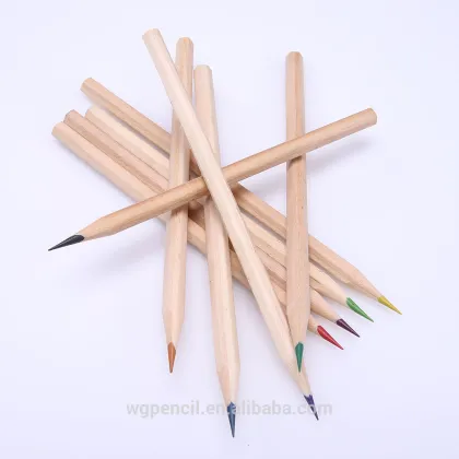 24 colored pencil with nature wood /burlywood colored pencil body