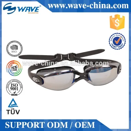 Brand New Mirrored Silicone Swimming Goggles Wholesale