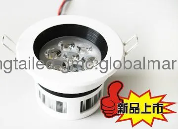 New anti-glare white 7w led Ceiling Spotlights